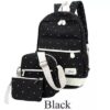 Sac a dos + sacoche + porte monnaie galaxy